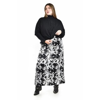 Foto 1 | Foto 1 | Falda Roman Fashio Satinada Estampado para Mujer