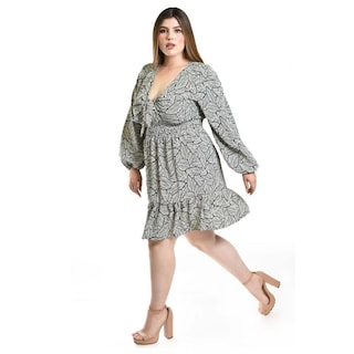 Foto 2 | Foto 2 | Vestido Escote con Moño Roman Fashion para Mujer
