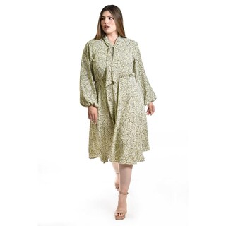 Foto 5 | Foto 5 | Vestido Estampado con Laso Roman Fashion para Mujer