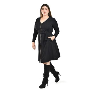 Foto 2 | Foto 2 | Vestido Roman Fashion Negro para Mujer