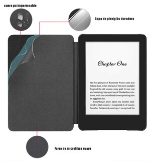 Foto 4 | Foto 4 | Funda Xtellar Kindle Paperwhite 7 Inch Auto Wake 12a Generación 2024 Negro