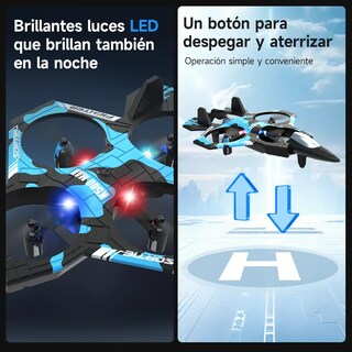 Foto 3 | Foto 3 | ''mini Drones Rc Combate Con Giro De 360° Camouflage Modelo De Caza Camuflaje K500max-azul ''