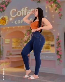 Foto 3 | Foto 3 | Jeans Colombianos Skinny Para Mujer Push-up Sea Brazil