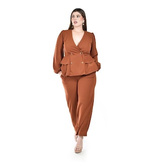Foto 5 | Foto 5 | Conjunto Sastre con Botones Roman Fashion Café para Mujer