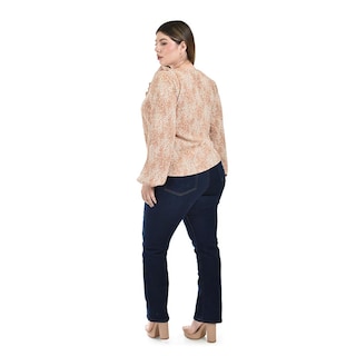 Foto 3 | Foto 3 | Blusa Estampada con Olanes Roman Fashion para Mujer