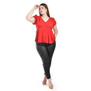 Foto 4 | Foto 4 | Blusa Roman Fashion Roja para Mujer