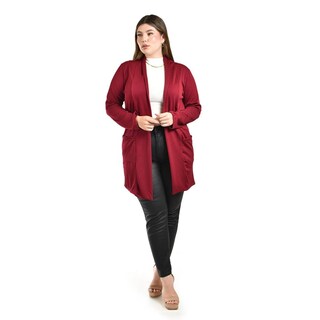 Foto 4 | Foto 4 | Cárdigan de Algodón Vino Roman Fashion para Mujer
