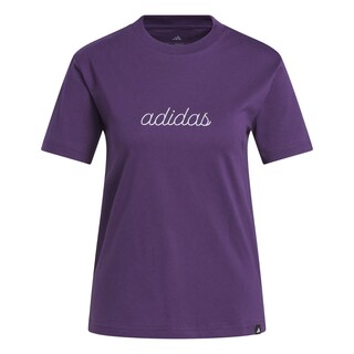 Foto 1 | Foto 1 | Playera Cozy Holiday Graphic Adidas Violeta Mujer