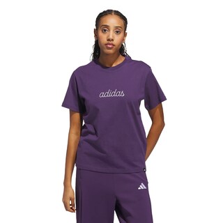 Foto 2 | Foto 2 | Playera Cozy Holiday Graphic Adidas Violeta Mujer