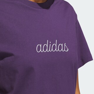 Foto 6 | Foto 6 | Playera Cozy Holiday Graphic Adidas Violeta Mujer
