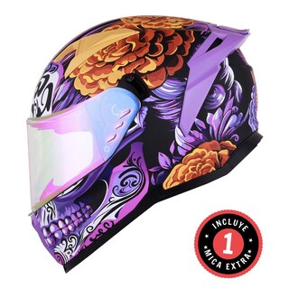 Foto 1 | Foto 1 | Casco Bkr Hawk Mrd Mt Katrina M.mrd Rep Tran Cer Svs Mrd Violeta