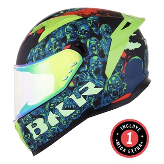Foto 2 | Foto 2 | Casco Bkr Hawk Vd Mate Infected M.vd Rep Tran Cer Svs Vd Verde