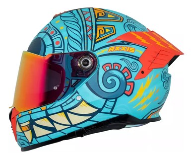 Foto 1 | Foto 1 | Casco Integral Axxis Hawk Tlaloc Ay Güey! Con Pinlock Moteros