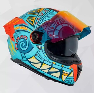 Foto 2 | Foto 2 | Casco Integral Axxis Hawk Tlaloc Ay Güey! Con Pinlock Moteros