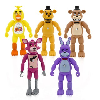 Foto 1 | Foto 1 | Juego De Figuras De Acción Warmansin Fnaf De 5 Piezas Con Proyección Aleatoria - Venta Internacional.