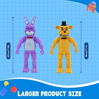 Foto 5 | Foto 5 | Juego De Figuras De Acción Warmansin Fnaf De 5 Piezas Con Proyección Aleatoria - Venta Internacional.