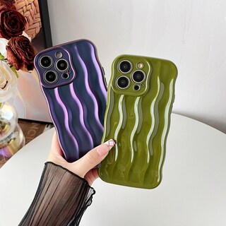 Foto 3 | Foto 3 | Funda De Teléfono Para Iphone 16 Pro Water Ripple Green - Venta Internacional.