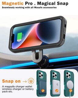 Foto 2 | Foto 2 | Funda Magnética Boconarry Para Iphone 16 Pro Max Green - Venta Internacional.