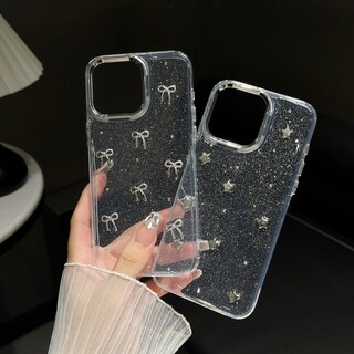 Foto 3 | Foto 3 | Funda De Teléfono Fliracon Bling Glitter 3d Bow Stars Para Iphone 16 Plus - Venta Internacional.