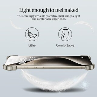 Foto 5 | Foto 5 | Funda Doulings Frameless Series Para Iphone 16 Pro Max Color Negro - Venta Internacional.
