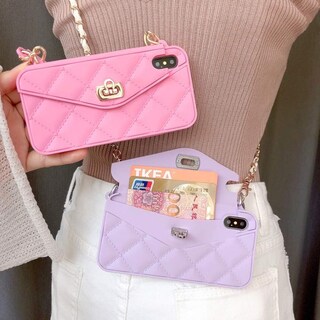 Foto 5 | Foto 5 | Funda Para Teléfono Wallet Unnfiko Compatible Con Iphone 16 Pro Color Morado - Venta Internacional.