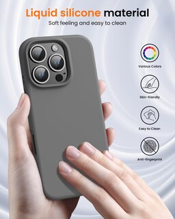 Foto 2 | Foto 2 | Funda De Teléfono Ouxul Diseñada Para Iphone 16 Pro De 6.3 Pulgadas Gris Antracita - Venta Internacional.