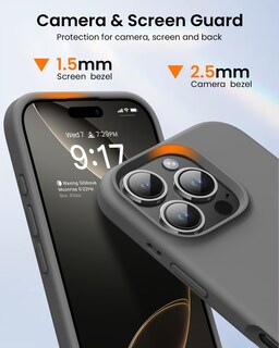 Foto 3 | Foto 3 | Funda De Teléfono Ouxul Diseñada Para Iphone 16 Pro De 6.3 Pulgadas Gris Antracita - Venta Internacional.