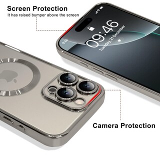 Foto 3 | Foto 3 | Funda Magnética Ook Para Iphone 16 Pro Con Protector De Cámara - Venta Internacional.