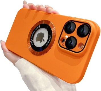 Foto 1 | Foto 1 | Funda Doulings Magnetic Series Para Iphone 16 Pro Color Naranja - Venta Internacional.