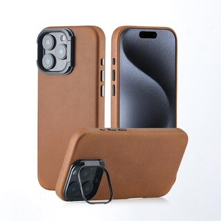 Foto 1 | Foto 1 | Funda De Piel Auténtica Zoof Para Iphone 16 Pro Max Color Marrón - Venta Internacional.