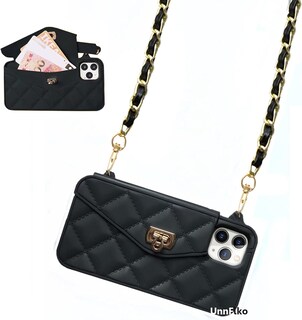 Foto 1 | Foto 1 | Funda Para Teléfono Wallet Unnfiko Compatible Con Iphone 16 Pro Color Negro - Venta Internacional.