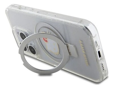 Foto 4 | Foto 4 | Funda Para Iphone 15 Pro Max Hello Kitty Ring Glitter Magsaf Transparente Hello Kitty