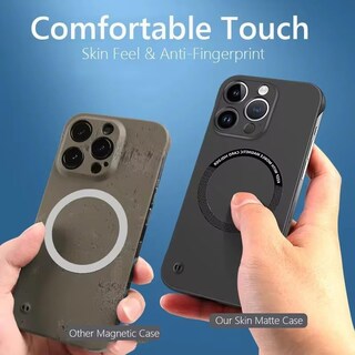 Foto 5 | Foto 5 | Case Doulings Magnetic Series Sin Marco Para Iphone 16 Pro Color Amarillo - Venta Internacional.