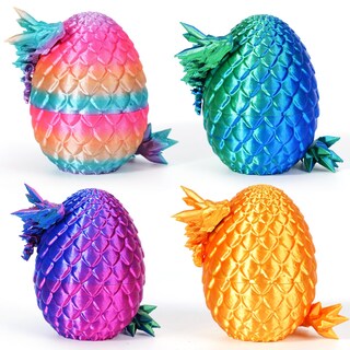 Foto 1 | Foto 1 | Set De Huevos De Dragón Yilcer Impreso En 3d Con Interior De Dragón 4 Unidades - Venta Internacional.