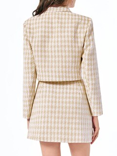 Foto 3 | Foto 3 | Conjunto De Chaqueta Y Falda De Tweed De 2 Piezas Cicy Bell Para Mujer - Venta Internacional.