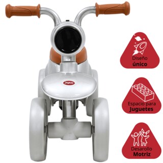 Foto 3 | Foto 3 | Montable Correpasillos Para Niños Con Luz Y Sonido Coche Musical Apto A Partir De 1 Año Y Soporta Hasta 16 Kg - Plateado