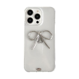 Foto 1 | Foto 1 | Funda De Teléfono Fliracon Simple 3d Bow Clear Soft Para Iphone 16 Pro Max - Venta Internacional.