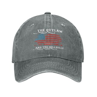 Foto 1 | Foto 1 | Gorro Foesunit Outlaw Hillbilly 2024 Bandera Gorro Para Hombre Gris - Venta Internacional.