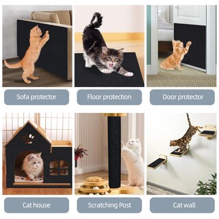 Foto 3 | Foto 3 | Alfombrilla Antiarañazos Para Gatos Xuyedoglsh Recortable Autoadhesiva 200 X 40 Cm - Venta Internacional.