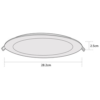 Foto 7 | Foto 7 | Estevez Luminaria Led Para Empotrar Commercial Led 11 Pulgadas 24 Watts 4000k Color Blanco Alto Flujo Luminoso