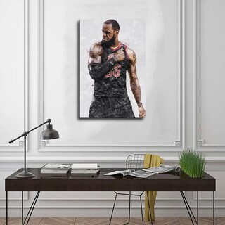 Foto 3 | Foto 3 | Póster De Lona Ysyacj Lebron James 1 Para Decoración De Dormitorio 30 X 45 Cm - Venta Internacional.