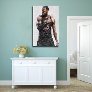 Foto 4 | Foto 4 | Póster De Lona Ysyacj Lebron James 1 Para Decoración De Dormitorio 30 X 45 Cm - Venta Internacional.