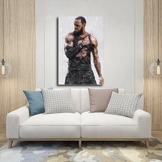 Foto 5 | Foto 5 | Póster De Lona Ysyacj Lebron James 1 Para Decoración De Dormitorio 30 X 45 Cm - Venta Internacional.