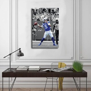 Foto 3 | Foto 3 | Póster Sobre Lienzo Qunan Sports Poster Anthony Richardson 30 X 45 Cm - Venta Internacional.