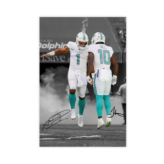 Foto 1 | Foto 1 | Póster Sobre Lienzo Qunan Sports Tua Tagovailoa 30 X 45 Cm Sin Marco - Venta Internacional.