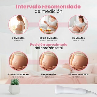 Foto 5 | Foto 5 | Medco Monitor Fetal Doppler Seguridad Monitores Para Escucha