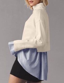 Foto 2 | Foto 2 | Jersey Missactiver Con Cuello Alto Con Aberturas 2 En 1 Para Mujer - Venta Internacional.