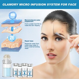 Foto 2 | Foto 2 | Set De Cuidado De La Piel Glamory Micro Infusion System + 4 Sérum Facial - Venta Internacional.
