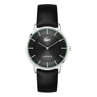 Foto 1 | Foto 1 | Reloj Para Hombre Lacoste Crocorigin 2011472 Negro 40.5 Mm Piel