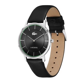 Foto 3 | Foto 3 | Reloj Para Hombre Lacoste Crocorigin 2011472 Negro 40.5 Mm Piel